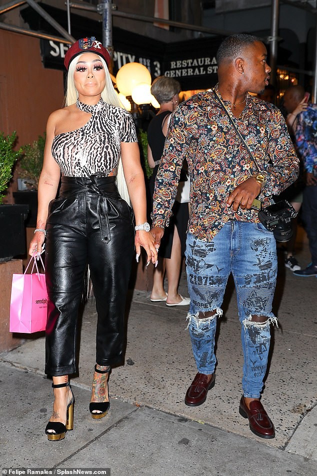 Blac Chyna steps out with mystery man for Wendy Williams’ birthday party (Photos)