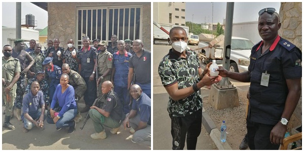 Covid-19: Dr. Yusuf, Senior Pastor, TROI Church Abuja distributes Preventive Kits to Taskforce Members in Abuja