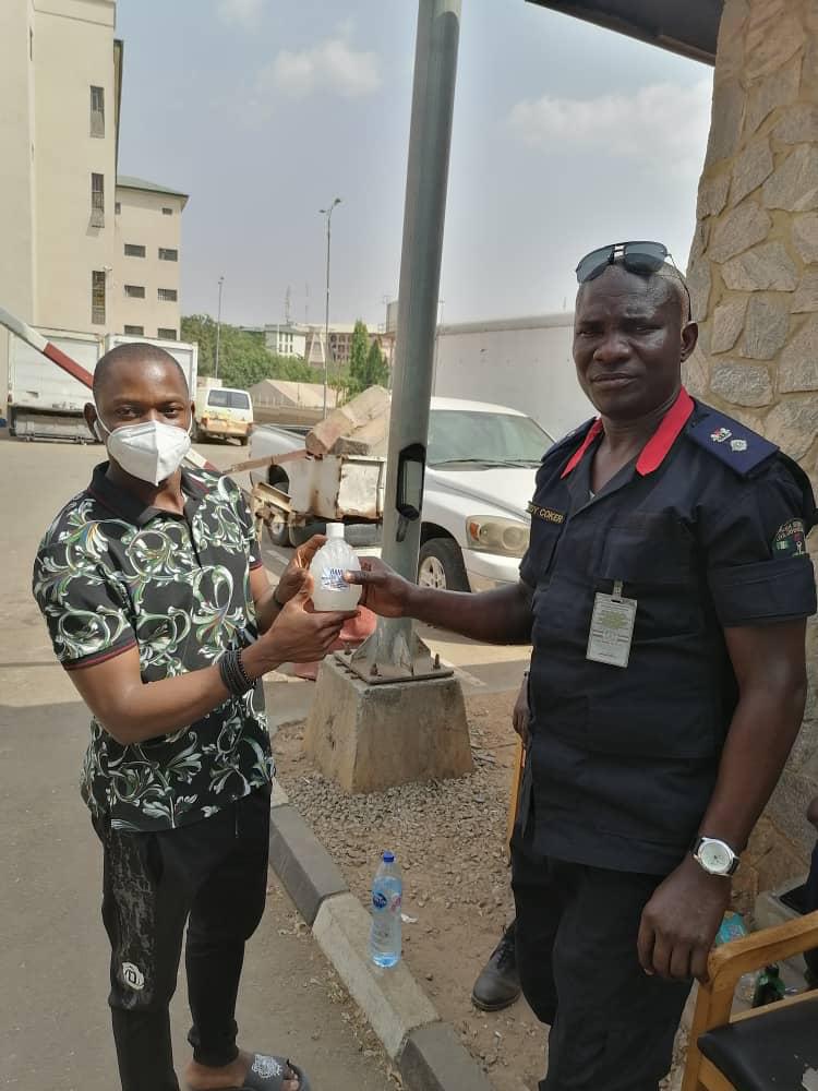 Covid-19: Dr. Yusuf, Senior Pastor, TROI Church Abuja distributes Preventive Kits to Taskforce Members in Abuja