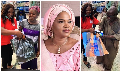 COVID-19: HRM Lady Evelyn Foundation distributes Palliatives to elderly and needy