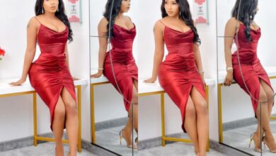 Mercy Eke spotted with her alleged new husband cruising in his Luxurious Rolls Royce in Dubai (Photos)