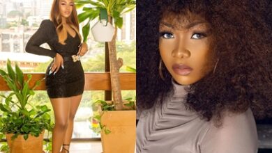 BBNaija: Tacha is a Classy HOT babe in this gorgeous black dress (Photos)