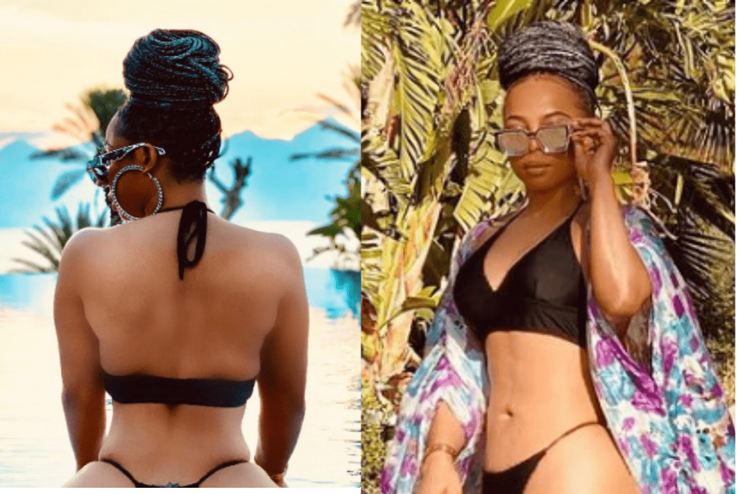 Fan trolls Toke Makinwa as she stuns in HOT Bikini Photo