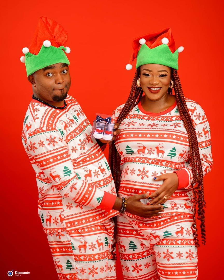 Comedian Shortcut And His Wife Welcome First Baby. Maternity Photoshoot -
