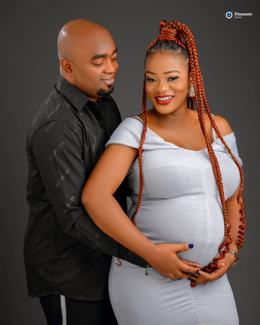 Comedian Shortcut And His Wife Welcome First Baby. Maternity Photoshoot -