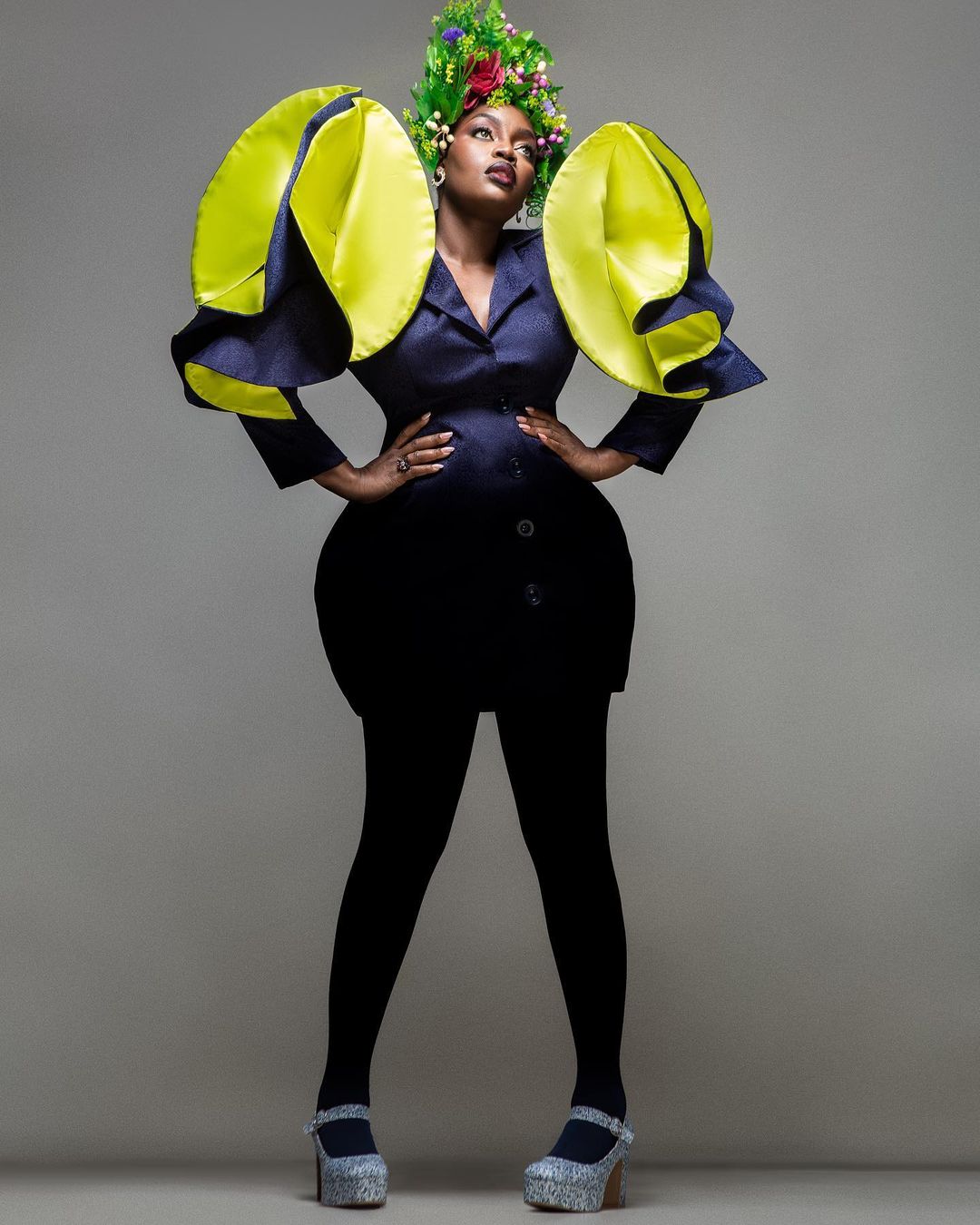 Bisola Aiyeola Celebrates Her 36th Birthday. Rocks Vogue-Inspired Outfit (Photo) 