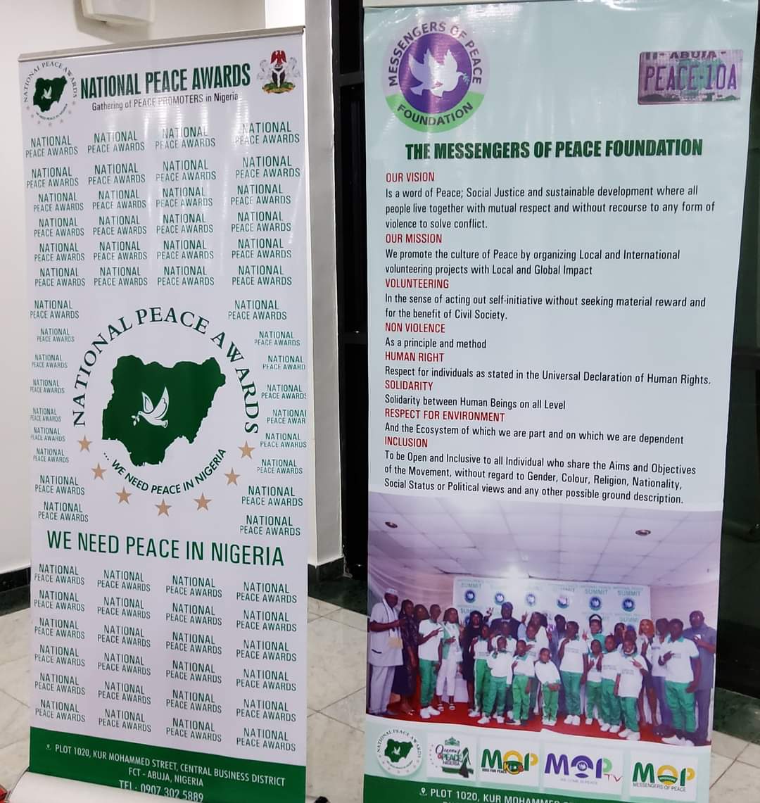 Gov. Ugwuanyi Honoured With Peace Award, Appointed As A Patron Of Messengers Of - Politics