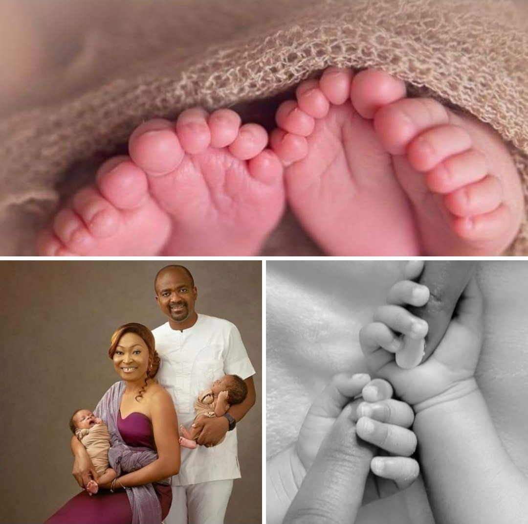 Another Nigerian couple welcome twins after 13 years of marriage