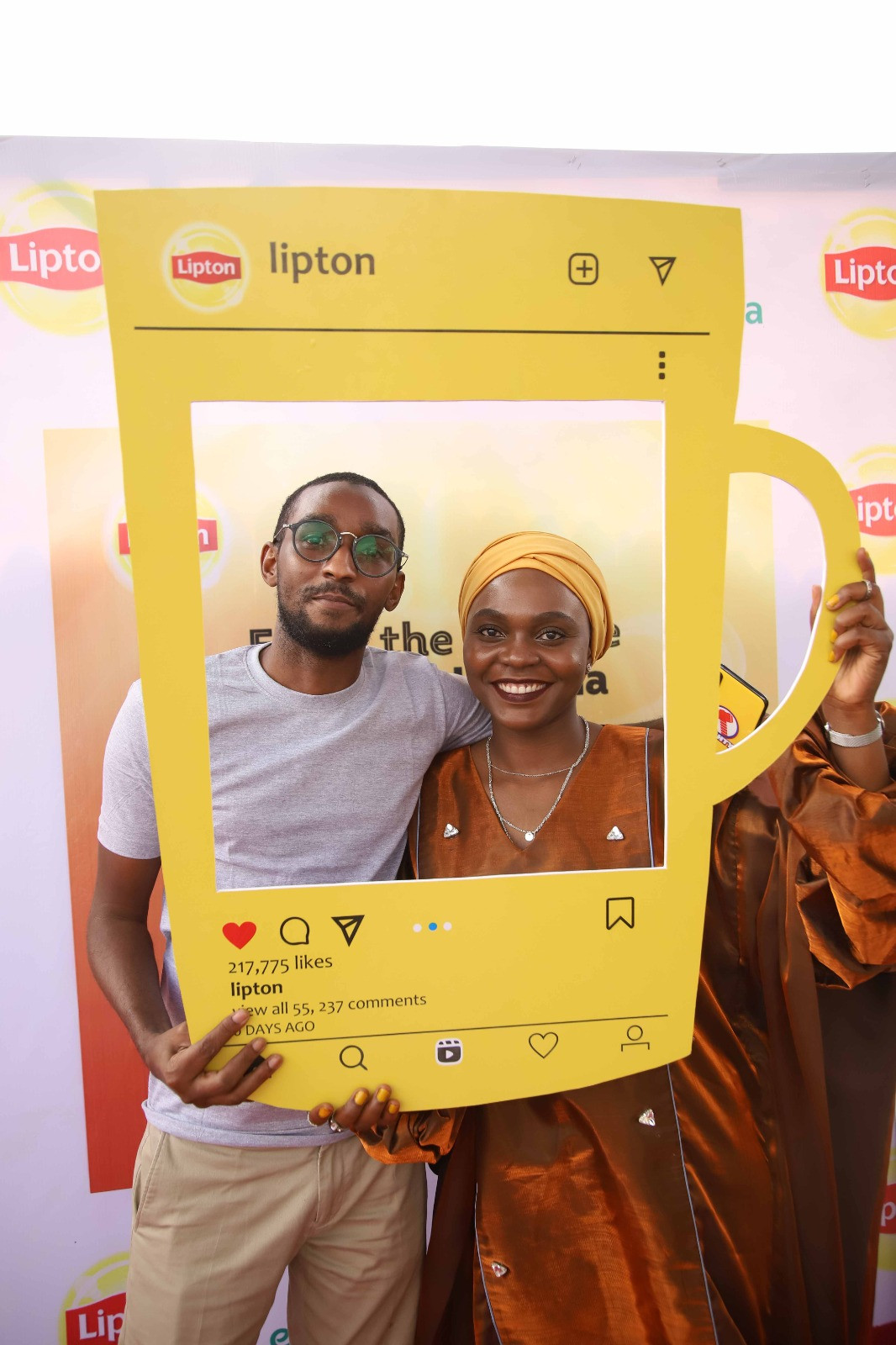 Lipton hosts a Sip and Paint event with Toke Makinwa, Denola Grey, Taymesan, and others to launch the new Lipton Extra Strong Tea