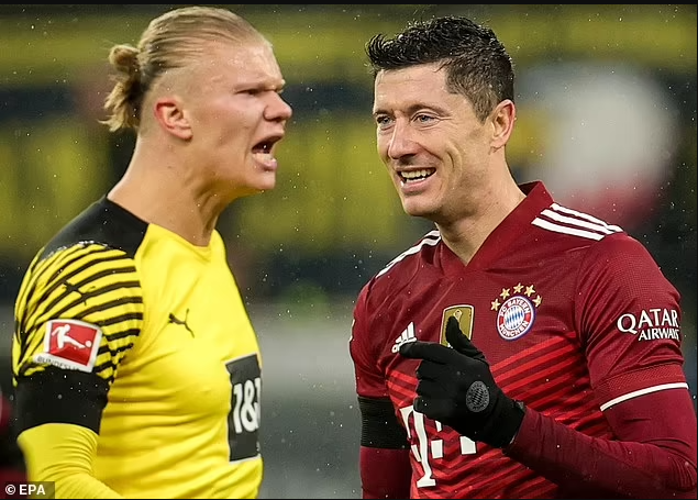 Erling Haaland names Robert Lewandowski as the No 1 footballer on the planet ahead of Lionel Messi