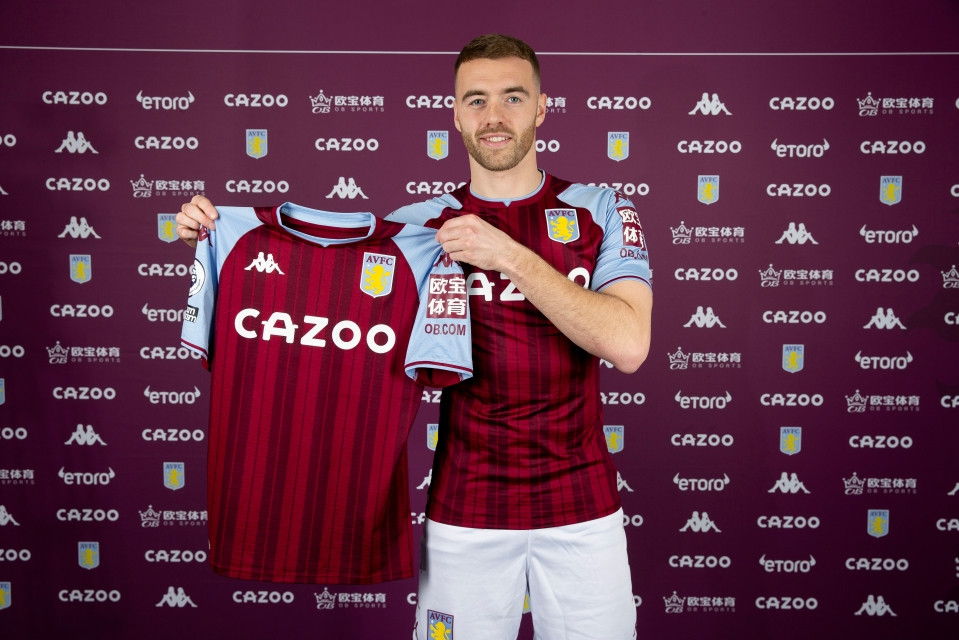 Aston Villa sign Arsenal defender Calum Chambers on three-and-a-half-year deal