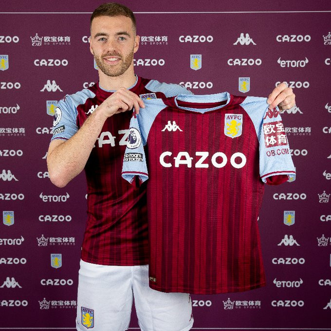Aston Villa sign Arsenal defender Calum Chambers on three-and-a-half-year deal