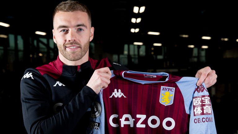 Aston Villa sign Arsenal defender Calum Chambers on three-and-a-half-year deal