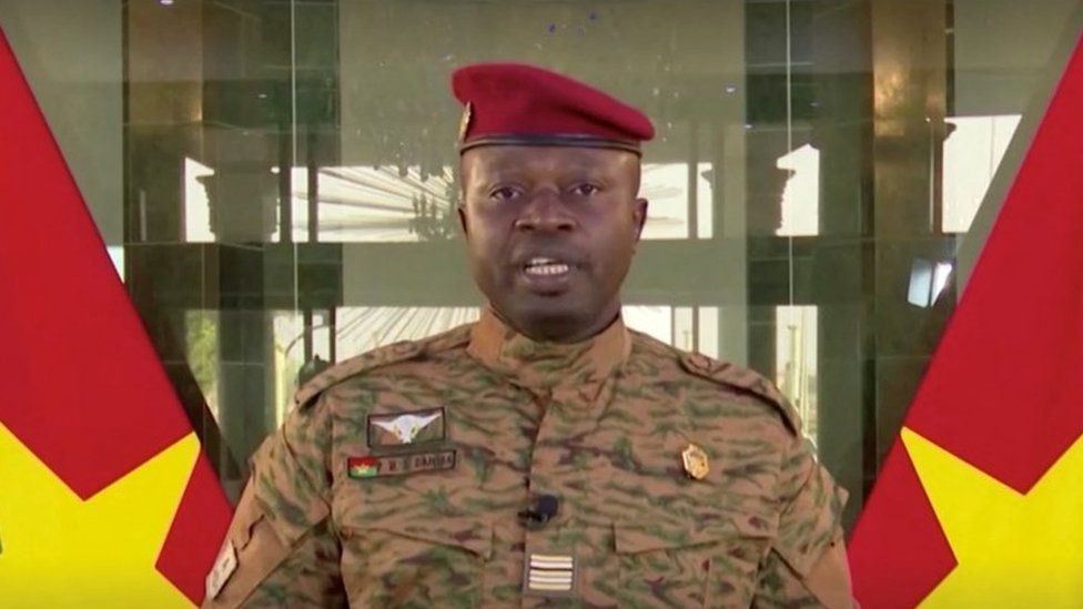 Burkina Faso's new military leader gives first speech since coup that forcefully removed president