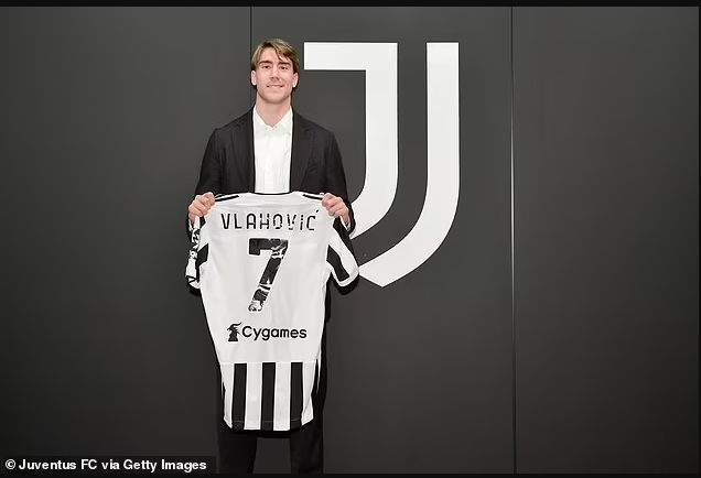 Dusan Vlahovic completes his £62m Juventus switch from Fiorentina after rejecting Arsenal move