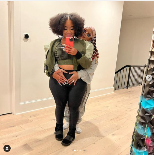 Rapper, Da Brat and her partner Jesseca Dupart announce they are expecting their first child together (photos)