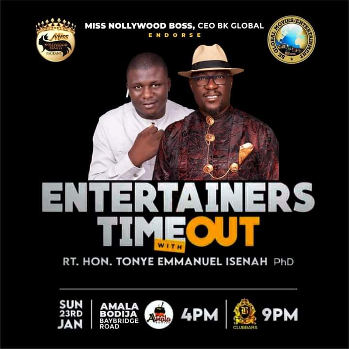Miss Nollywood Boss commends  Bayelsa entertainment industry  honouring Rt. Hon. Tonye Emmanuel ISENAH PhD.