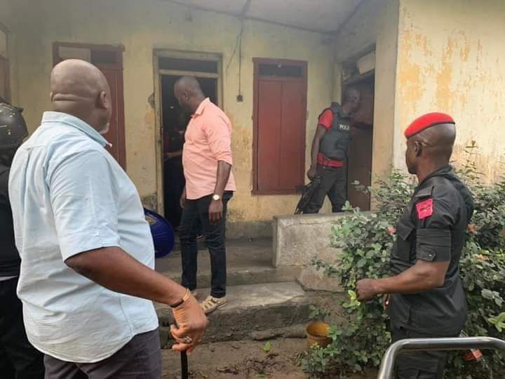 Council Chairman in Rivers State Discovers illegal Mortuary used by Kidnappers to dispose their Dead Victims