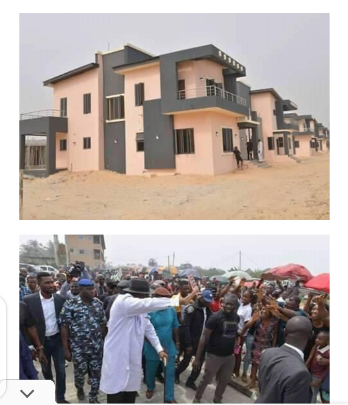 Gov. Douye Diri Demolish/reconstruct substandard Projects commissioned by Seriake Dickson [PHOTOS