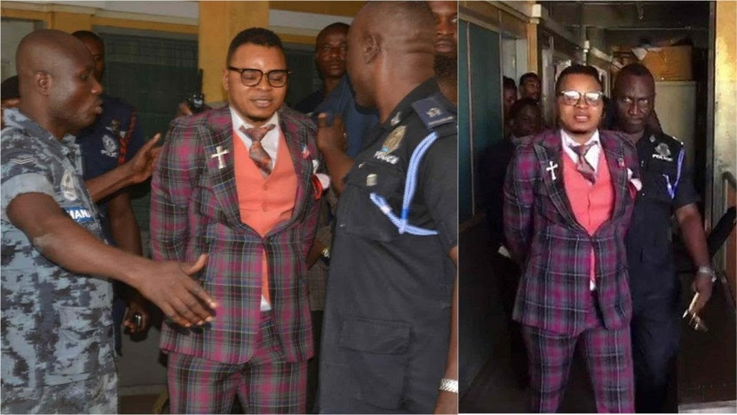 Bishop Obinim arrested and fined GH¢1,200 (N76k) by court for illegally using strobe lights and siren