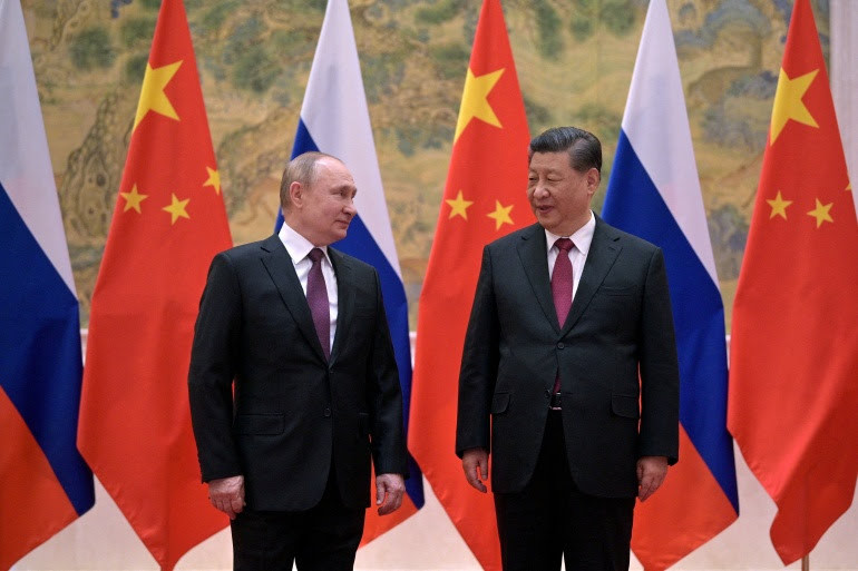 Friendship with no limits' - Russia, China release joint statement calling for halt to NATO expansion after Putin and Xi Jinping meeting