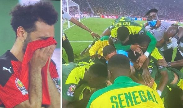 #AFCON2021FINAL: Mohamed Salah couldn’t hold back his tears after Egypt lost to Senegal on penalties (video)