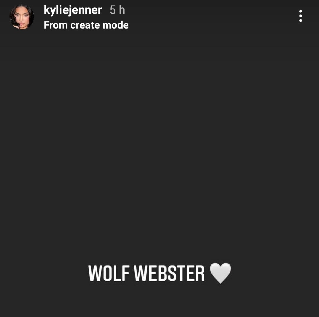 Kylie Jenner reveals her newborn son's name