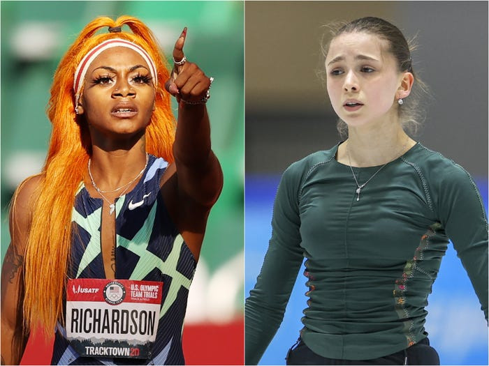 IOC hit back at US sprinter Sha'Carri Richardson after she accused them of double standards for banning her after positive cannabis test and allowing Kamila Valieva