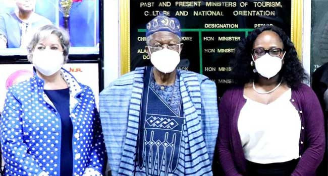 Lai Mohammed also called for more collaboration between Nigeria and the United States in repositioning the nation’s creative and culture industry, especially in improving the quality of Nollywood movies