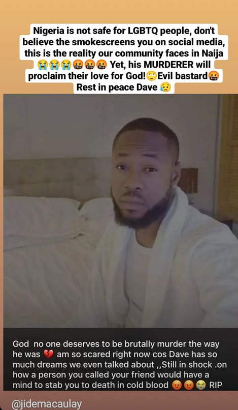 Nigeria is not safe for LGBTQ people" - Transgender, Miss Sahhara reacts to alleged murder of gay man in Lagos