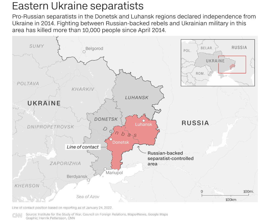 Ukraine says it was attacked through Russian, Belarus and Crimea borders