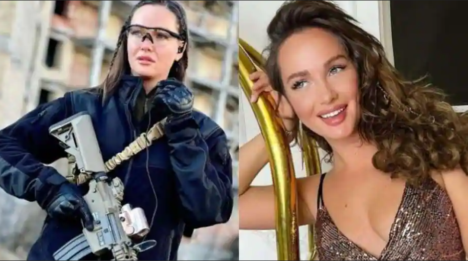 Former Miss Ukraine takes up gun to fight against Russia's invasion (photos)