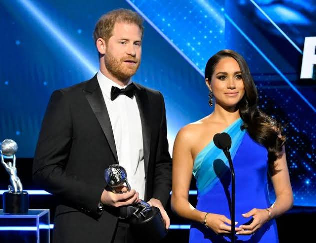 Prince Harry, Meghan Markle and Meghan's mother make special appearance at NAACP Image Awards as they are honored with President's Award (photos)
