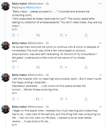 I began to find peace when I realized how much learning and unlearning I had to do - Publisher Betty Irabor shares on her struggle with depression