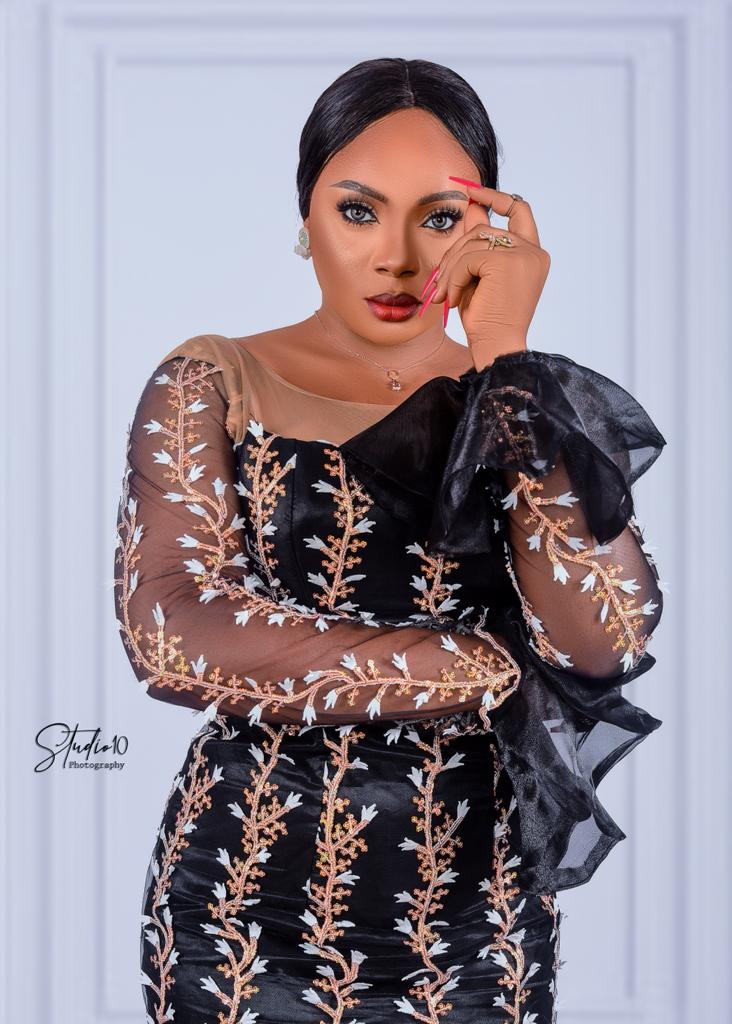 Ex Miss Nollywood winner Amb. Sonia Sunday break internet with birthday photos