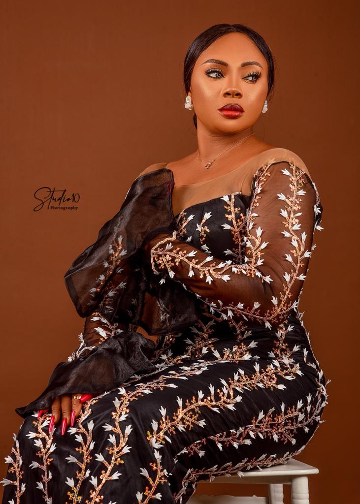 Ex Miss Nollywood winner Amb. Sonia Sunday break internet with birthday photos
