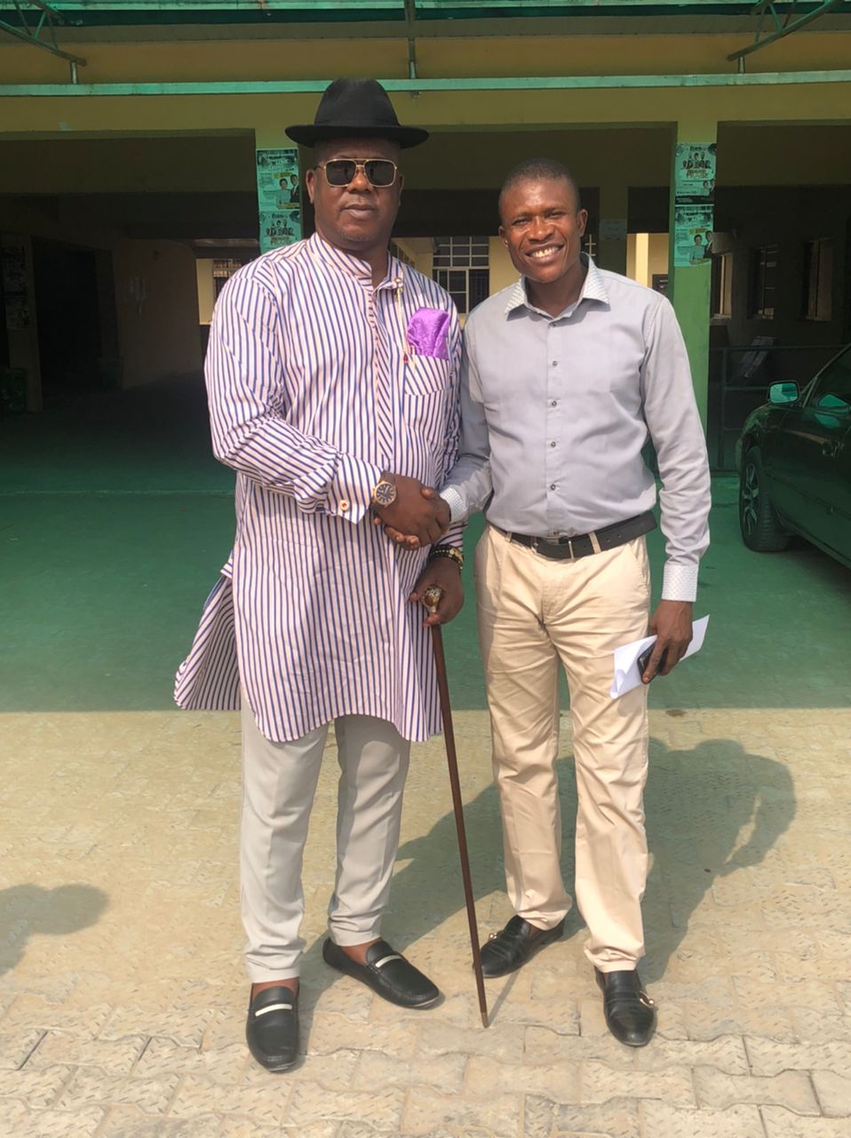 Former director direct labour Agency Dr. Solomon David PhD Appreciate senator Moses Cleopas