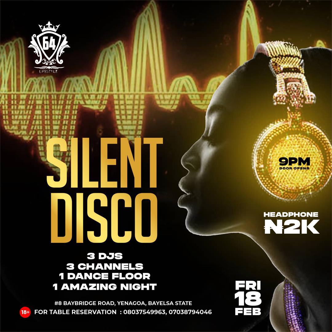 This Friday, We Ascend to Dazzing Heights With No Retard On The Melody! SILENT DISCO- The Headphone 🎧 Party