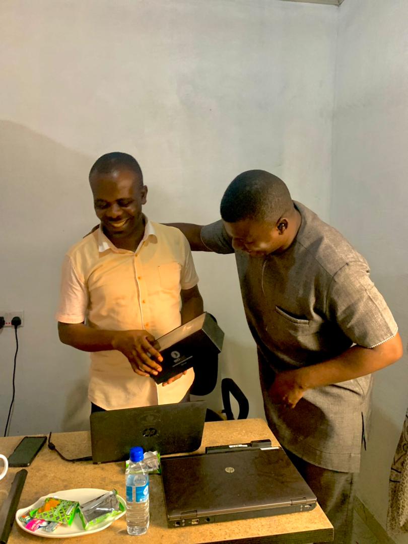 Bayelsa born Movie producer Mr Barakumo Odede surprises former boss with gift