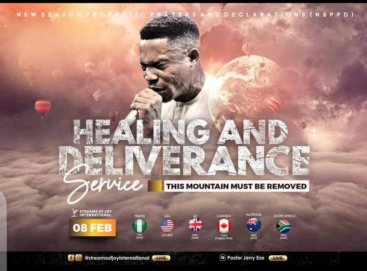 HEALING AND DELIVERANCE SERVICE - 8TH FEBRUARY 2022