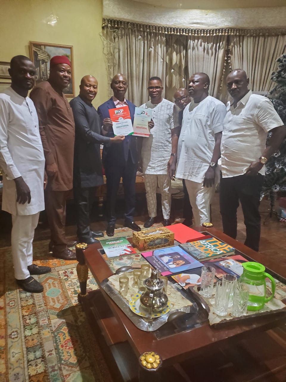 Celebration As Hon. Prince Ned Nwoko Picks Form For Delta North Senatorial Race - 