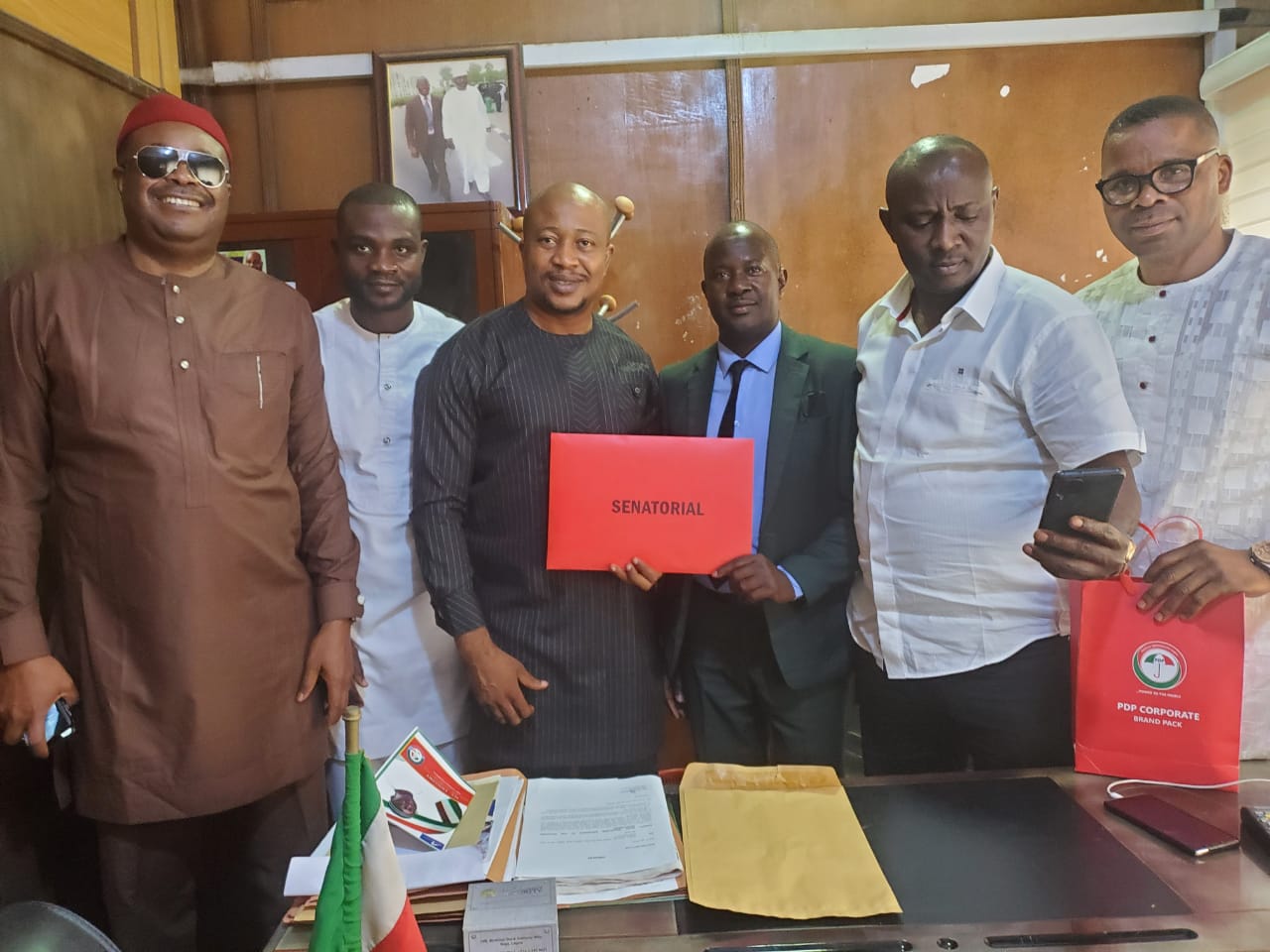 Celebration As Hon. Prince Ned Nwoko Picks Form For Delta North Senatorial Race - 