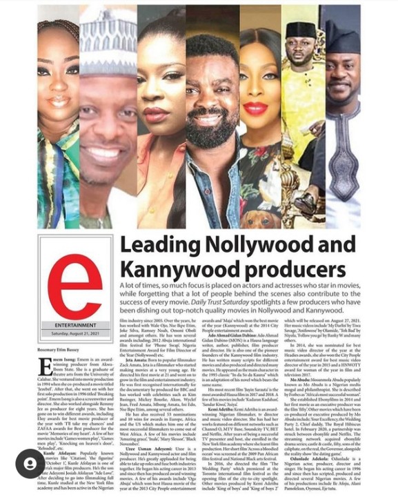 AMVCA: Uzee Usman Is First Northerner To Be Nominated As Best Actor In Drama