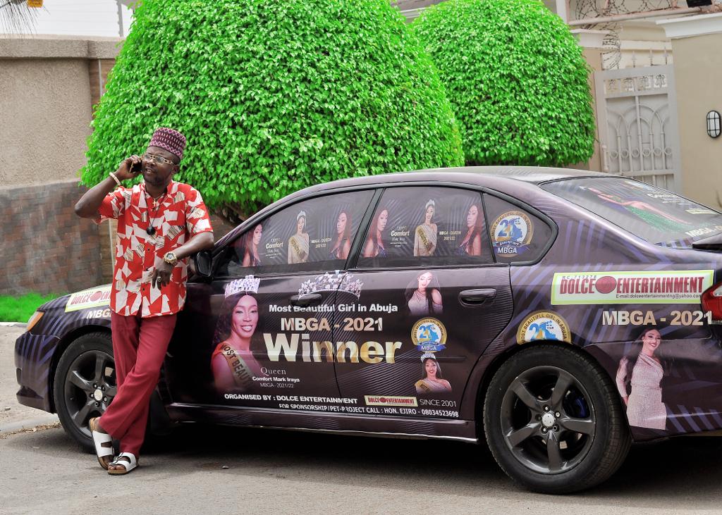 KUDOS: Winner Of Most Beautiful Girl In Abuja, Receives Her Star Prize of A Car