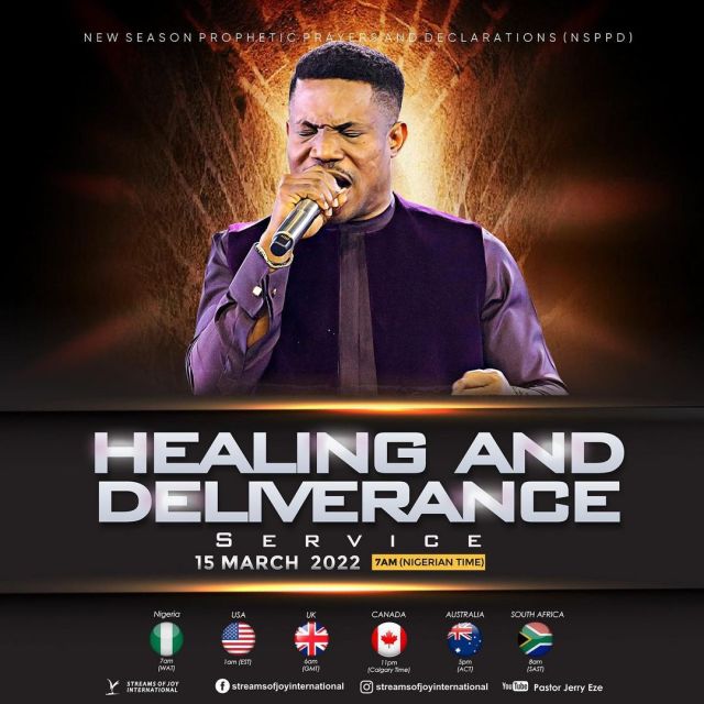 NSPPD 15th March 2022 Live Prayers With Pastor Jerry Eze