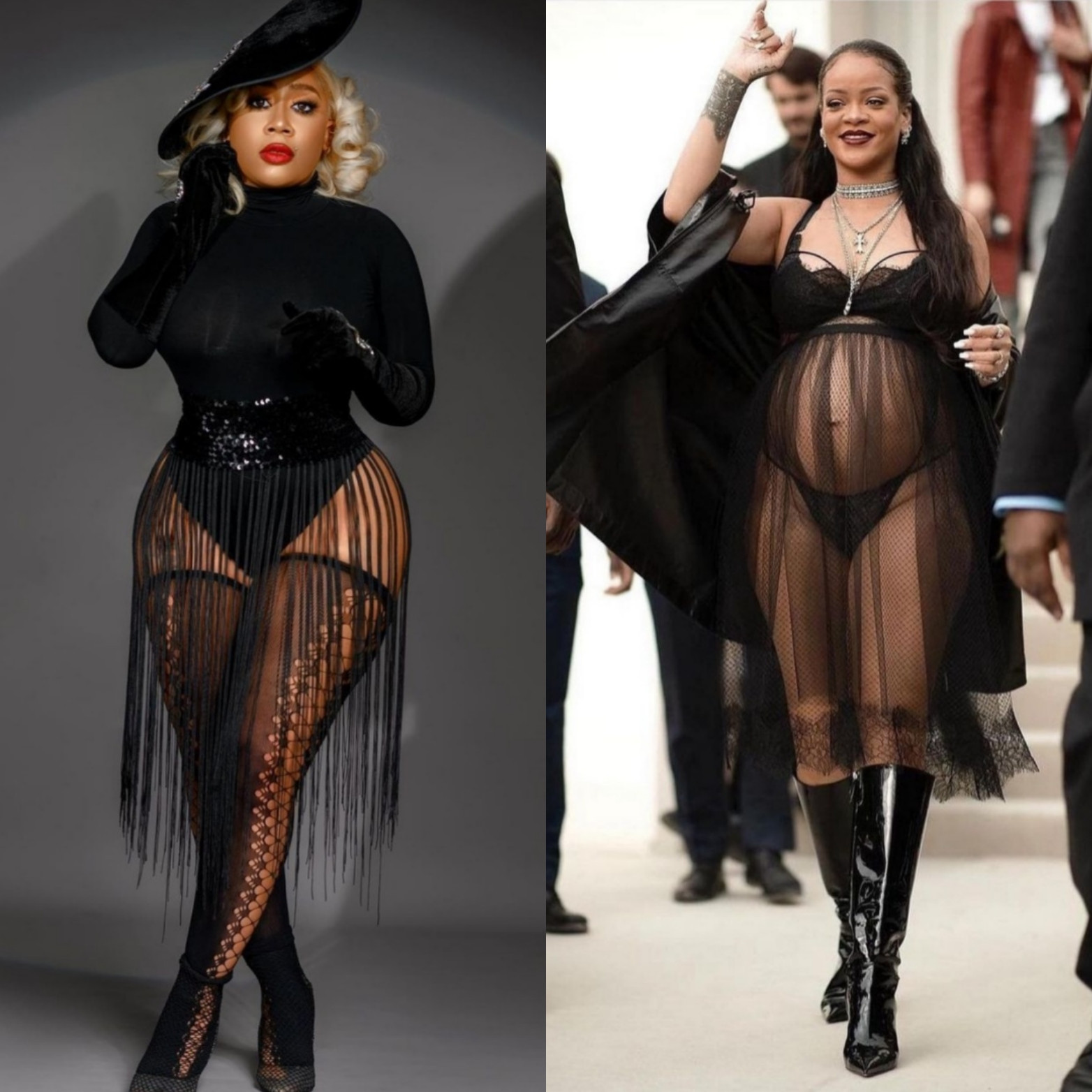 I will decide to go through pregnancy and society will not let me wear what I like?" Moyo Lawal says she'll dress like Rihanna when pregnant