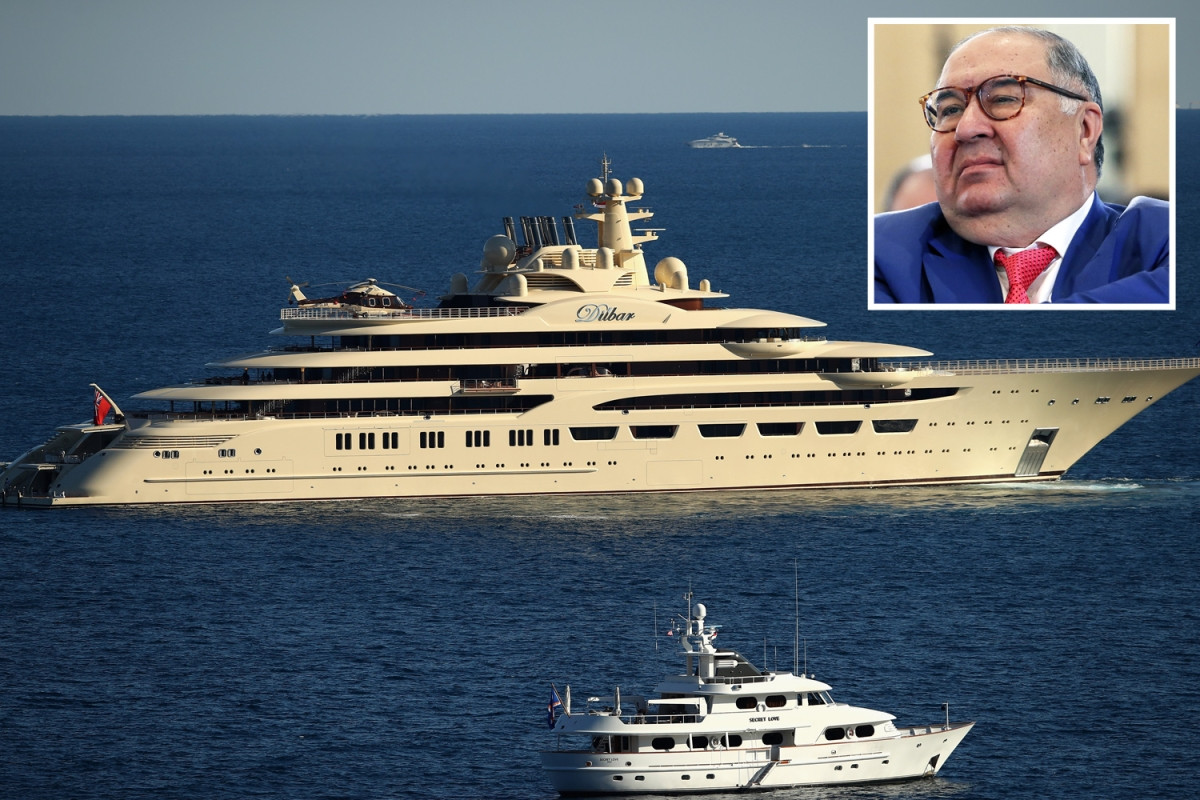 Everton owner and Russian billionaire, Alisher Usmanov's £600million megayacht is seized by German authorities amid crackdown on Putin's oligarchs