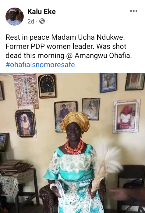 Abia: Gunmen kill former PDP women leader, her daughter and two others in Ohafia