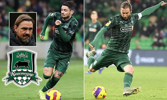Russian Premier League club Krasnodar agree to suspend the contracts of all eight of their foreign players days after coach Daniel Farke resigned over Ukraine invasion