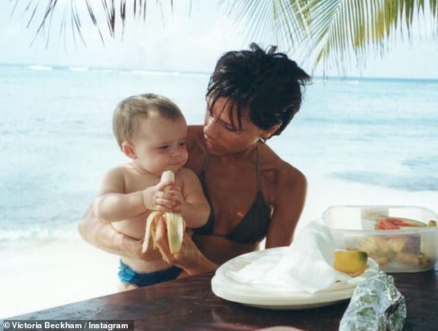 23 years ago my life changed forever' - Victoria Beckham and husband David share throwback photos of eldest son Brooklyn on his birthday